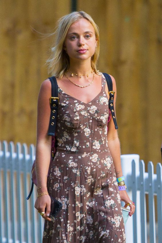 Amelia Windsor at Neil Young and Bob Dylan at Hyde Park in London