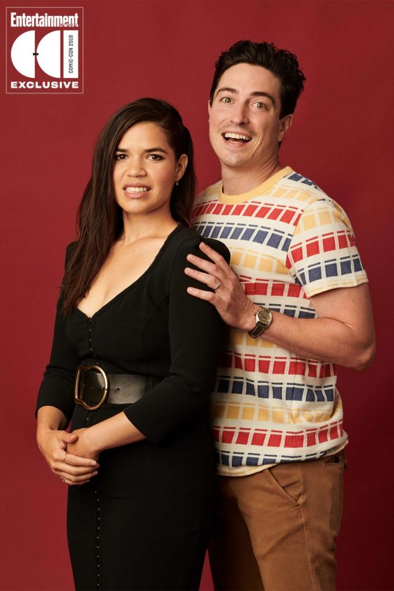America Ferrera and Ben Feldman - Superstore Comic Con Portraits for Entertainment Weekly (July 2019)