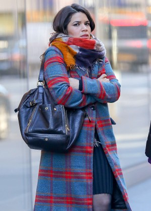 America Ferrera out and about in New York City