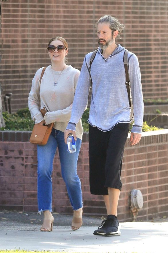 Amy Adams and her husband Darren Le Gallo - Out in Beverly Hills
