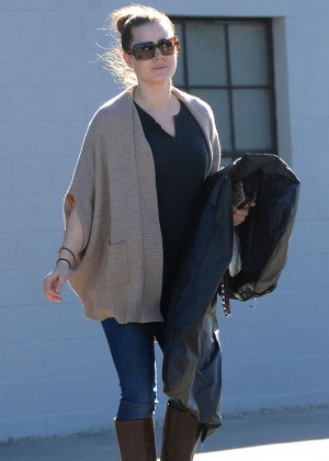 Amy Adams - Exits an Office Building in West Hollywood