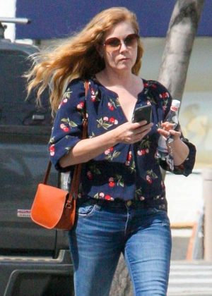 Amy Adams in Jeans out in Los Angeles