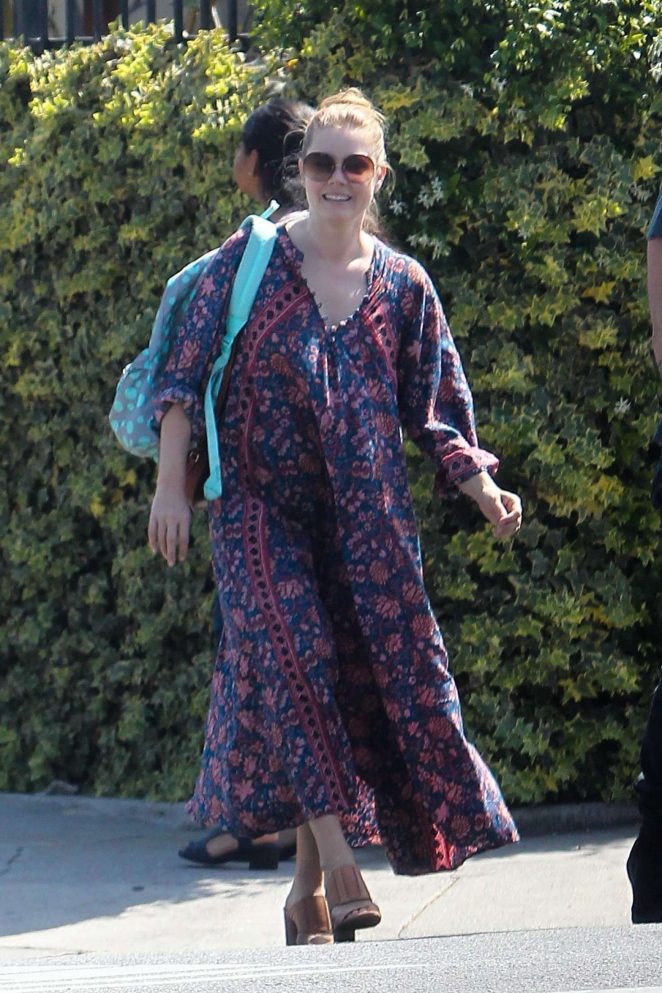 Amy Adams in Long Dress out in LA