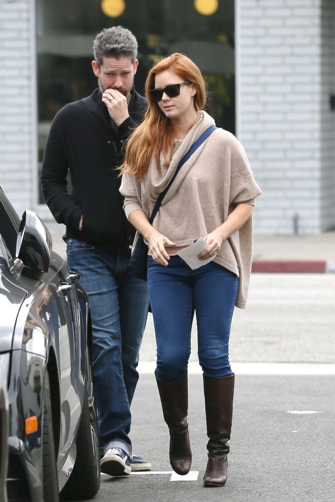 Amy Adams - Leaving breakfast at Toast in West Hollywood