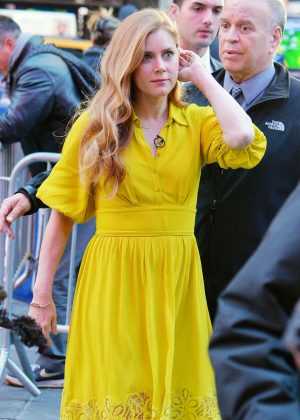 Amy Adams on 'Good Morning America' TV Show in NY