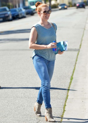 Amy Adams in Tight Jeans Out in Beverly Hills