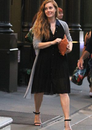 Amy Adams out in Soho