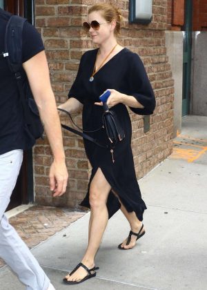 Amy Adams - Returning to the Greenwich Hotel in New York