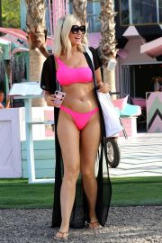 Amy Hart in Pink Bikini in Ibiza