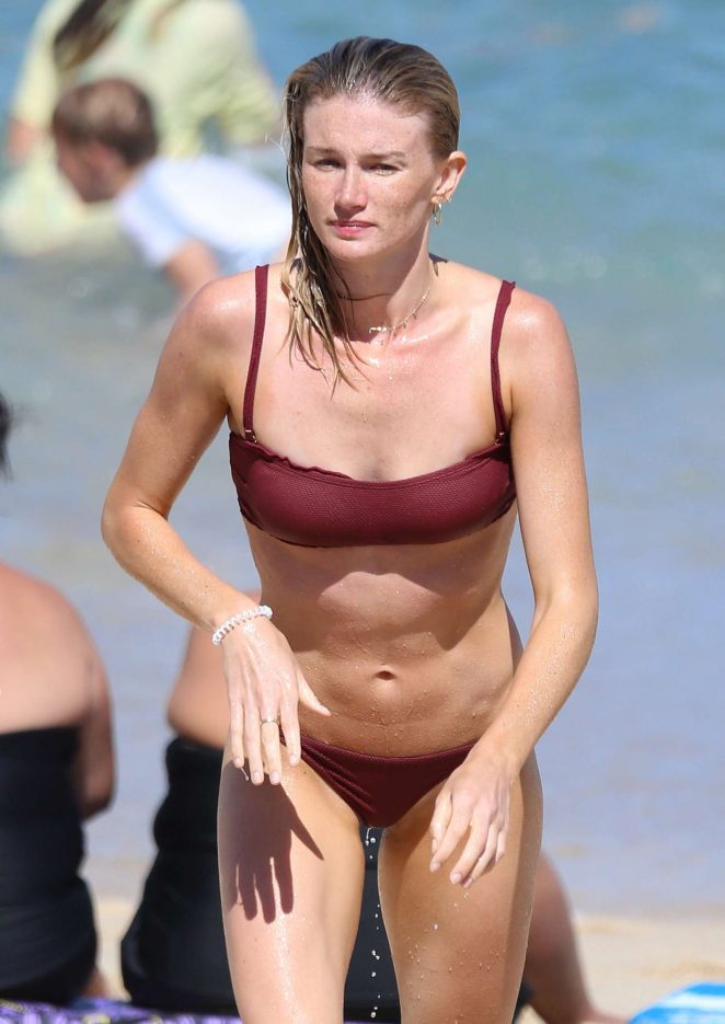 Amy Pejkovic in Bikini at Bronte Beach in Sydney