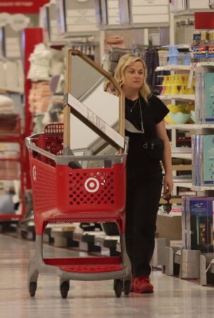 Amy Poehler - Shopping at Target in Los Angeles