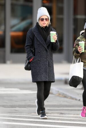 Amy Robach - Seen with a friend in New York