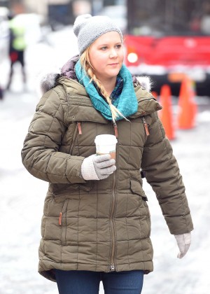 Amy Schumer on the set of 'Inside Amy Schumer' in West Village