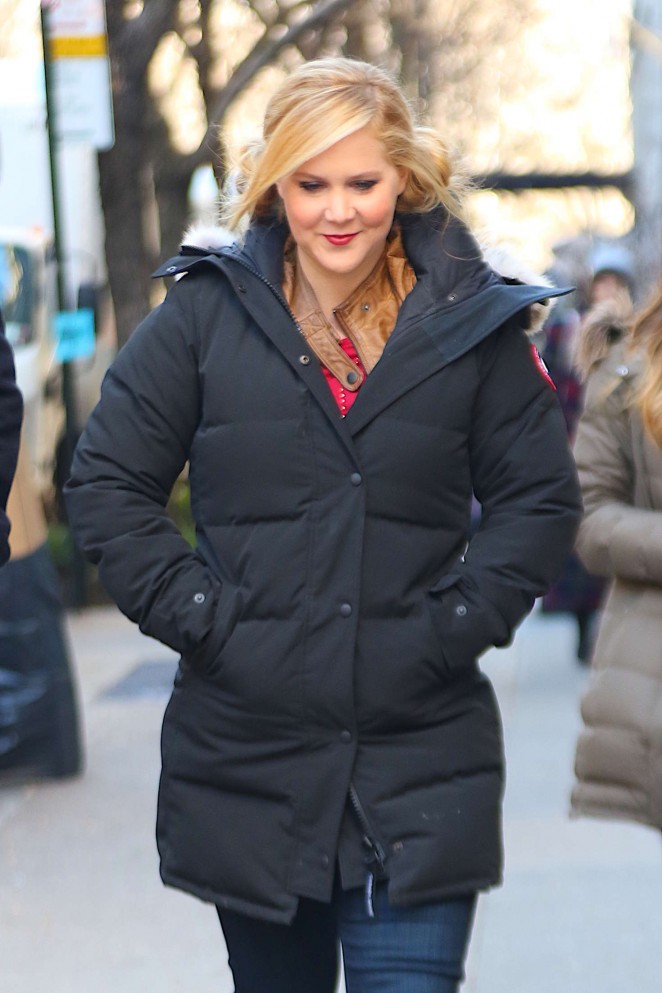 Amy Schumer on the Upper East Side in New York City