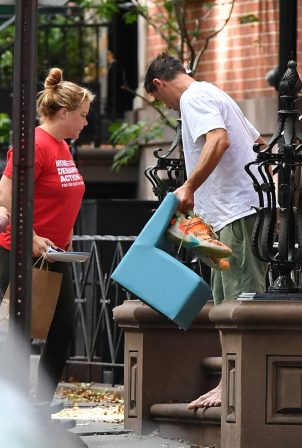 Amy Schumer - Pictured with husband Chris Fischer in New York