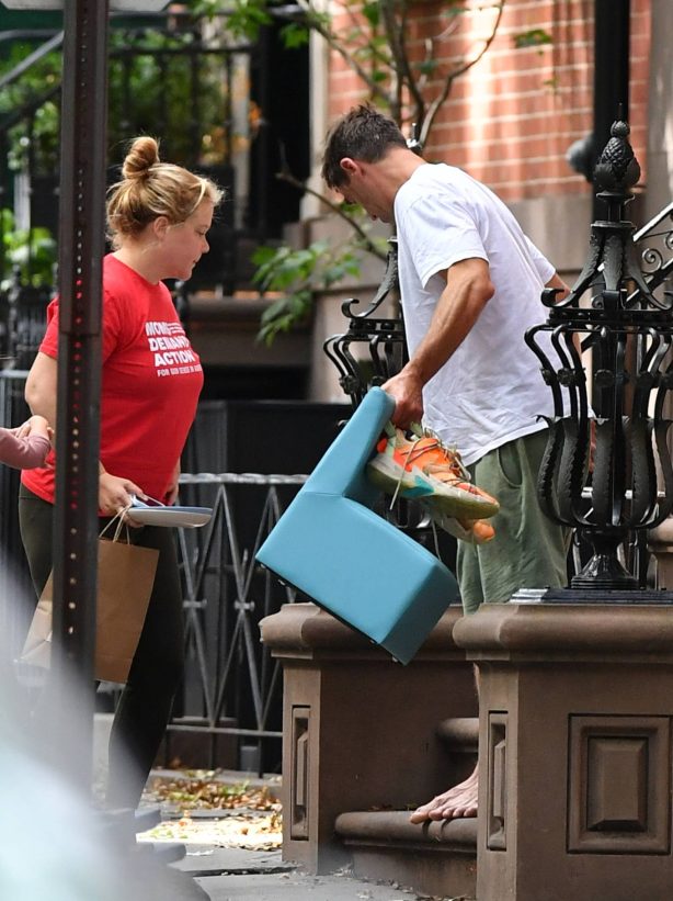 Amy Schumer - Pictured with husband Chris Fischer in New York