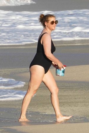 Amy Schumer - Seen on the beach in St. Barths