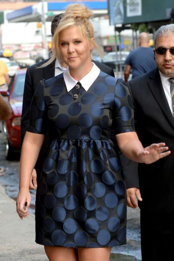 Amy Schumer - Visits 'The Daily Show' in NYC