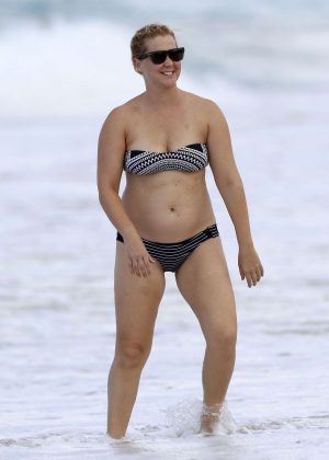 Amy Schumer - Wearing a Bikini at a beach in Hawaii