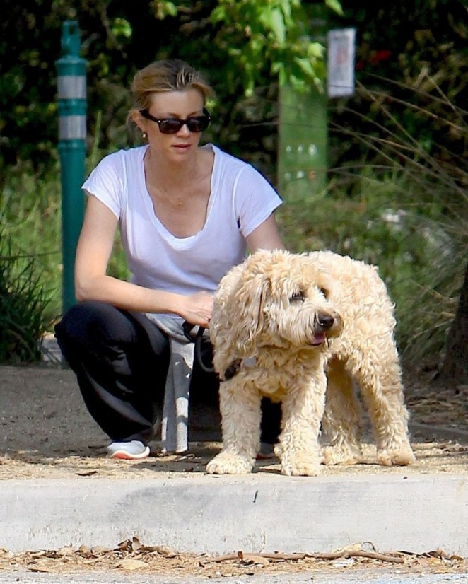 Amy Smart at Treepeople Park in Beverly Hills