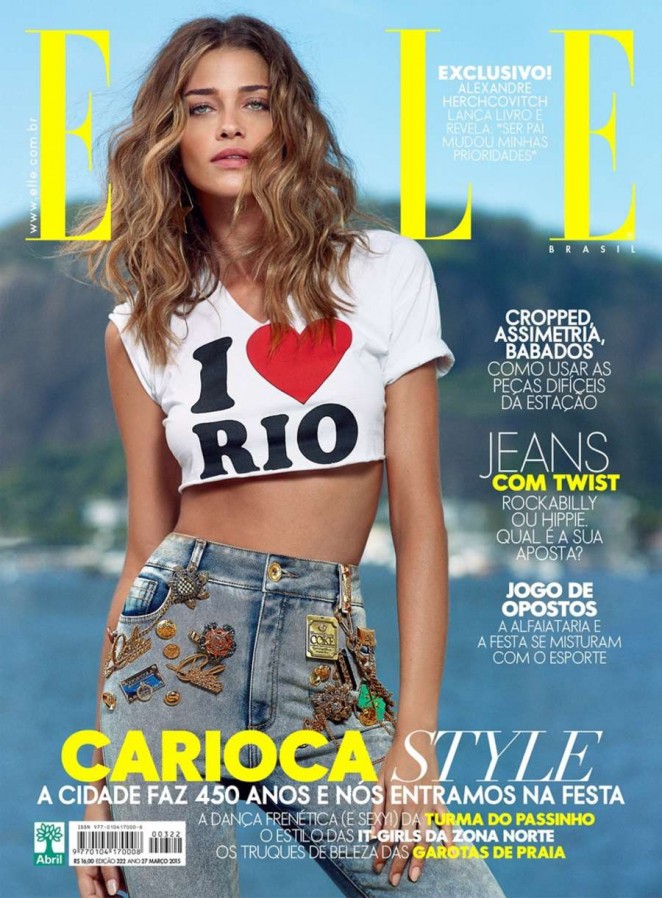 Ana Beatriz Barros - Elle Brazil Cover Magazine (March 2015)