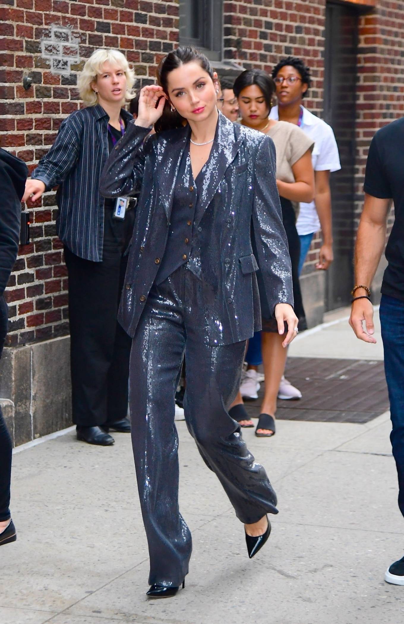 Ana de Armas - Arrives at The Late Show with Stephen Colbert in NY