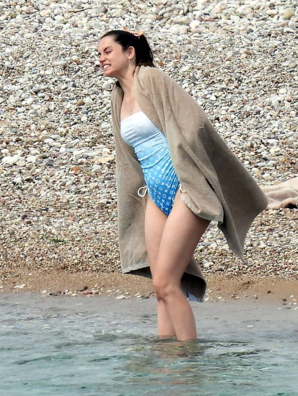 Ana de Armas - In swimsuit at the beach in Greece