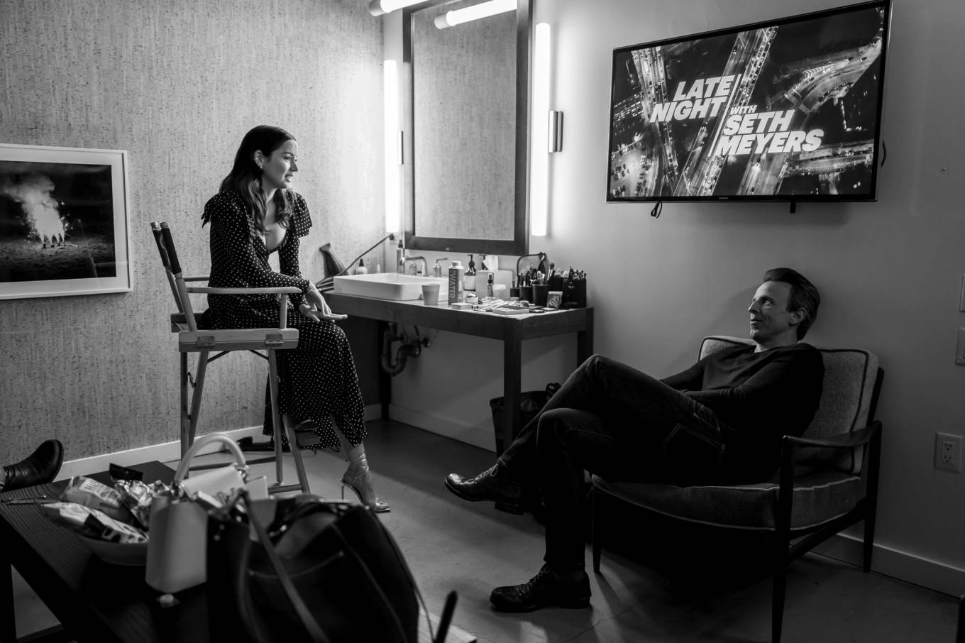 Ana de Armas 2022 : Ana de Armas – Late Night with Seth Meyers-04