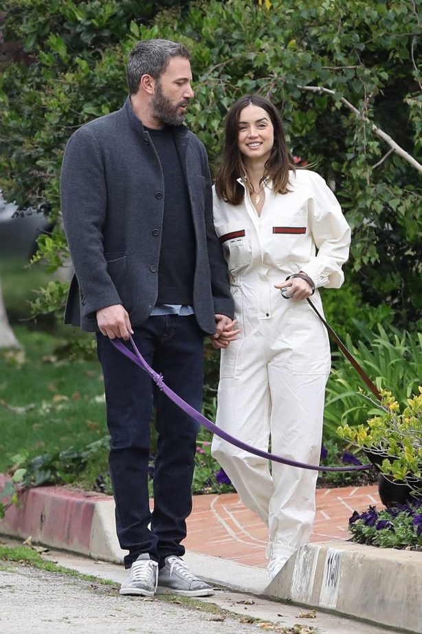 Ana de Armas - Out with Ben Affleck in Pacific Palisades