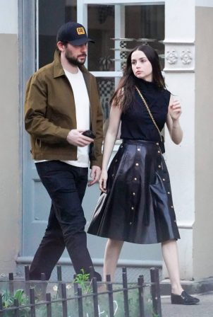 Ana de Armas - Seen with boyfriend Paul Boukadakis in New York
