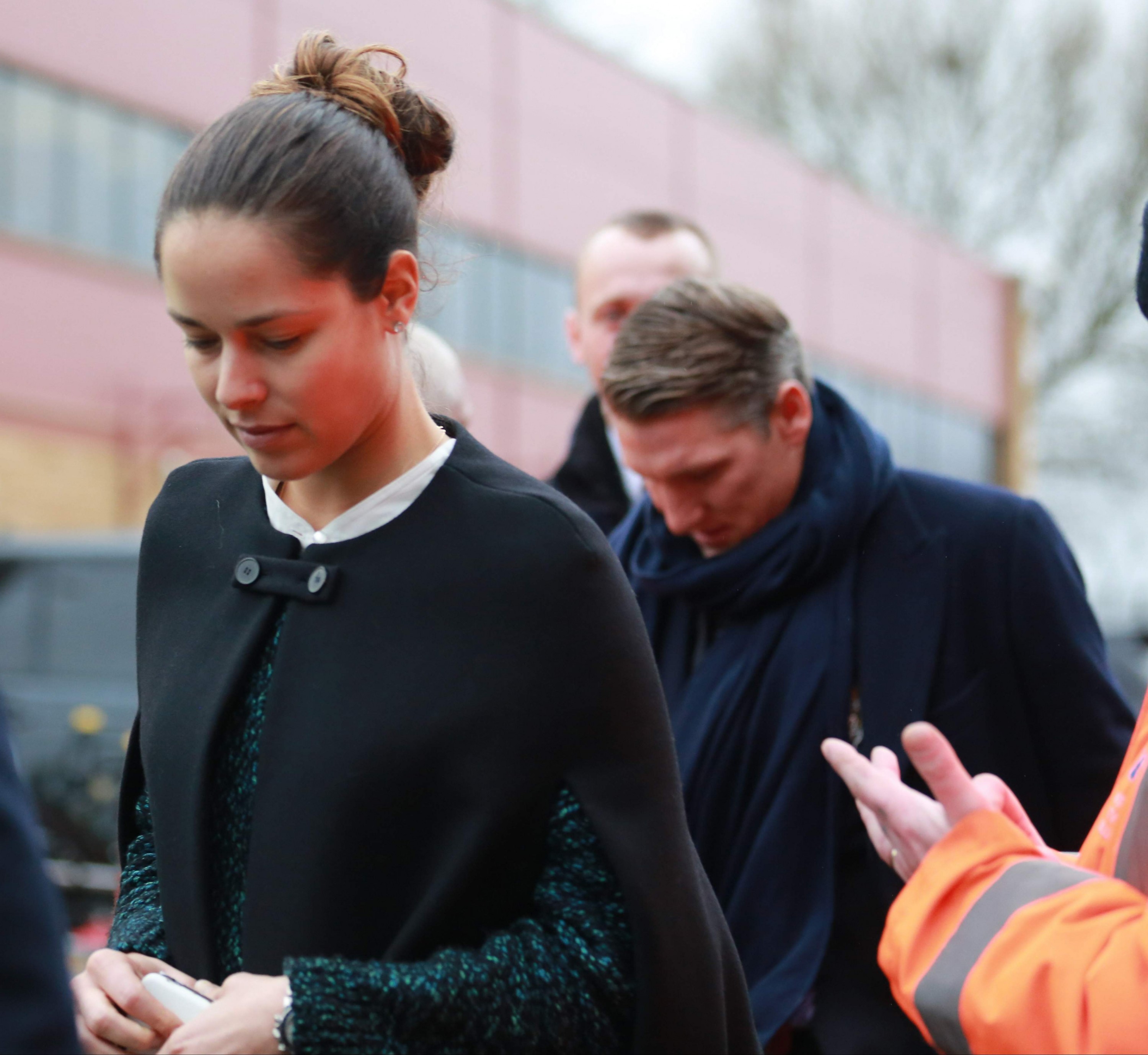 Ana Ivanovic and Bastian Schweinsteiger - Seen at Old Trafford in Manchester