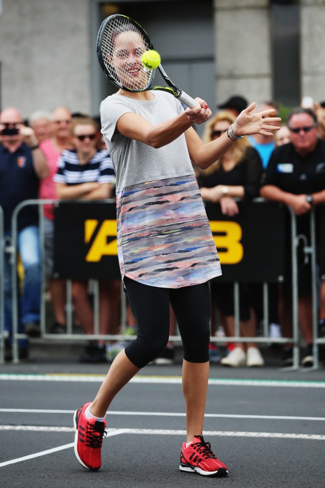 Ana Ivanovic - ASB Classic Newmarket Exhibition Match in Auckland