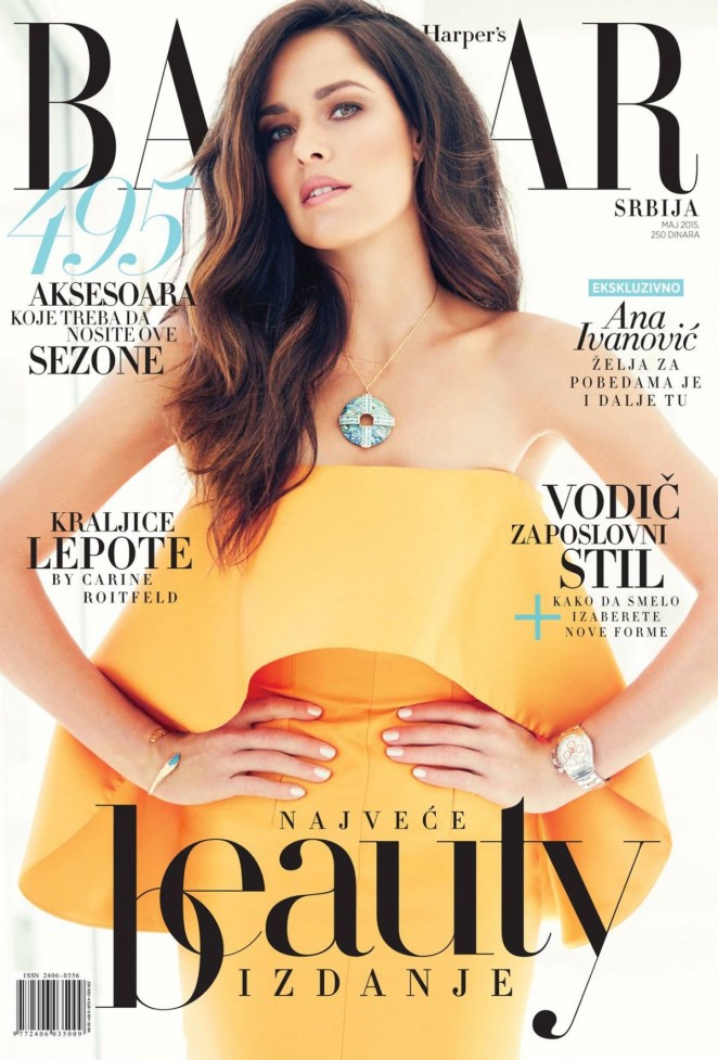 Ana Ivanovic - Harper's Bazaar Serbia Cover (May 2015)