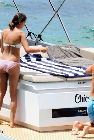 Ana Ivanovic in Bikini on a yacht in Mallorca