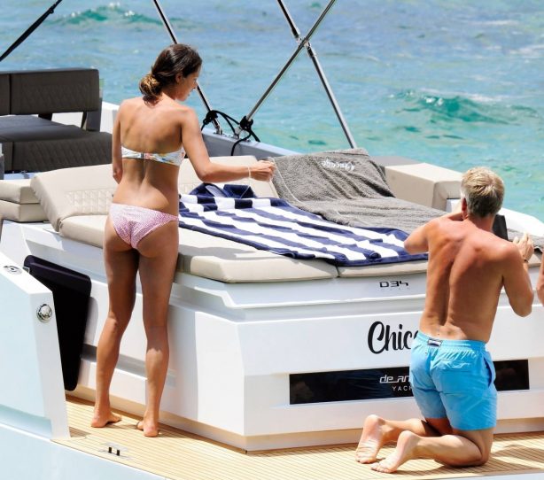 Ana Ivanovic in Bikini on a yacht in Mallorca