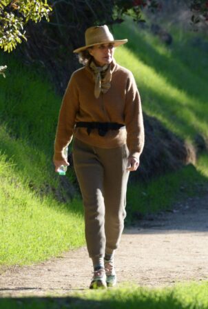Andie MacDowell - Out for a hike at Griffith Park in Los Angeles