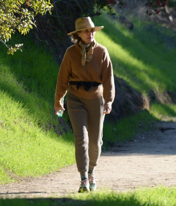 Andie MacDowell - Out for a hike at Griffith Park in Los Angeles