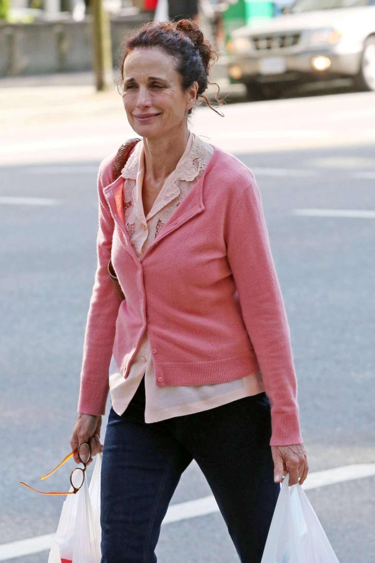 Andie Macdowell Out Shopping in Vancouver | GotCeleb1470 x 2205