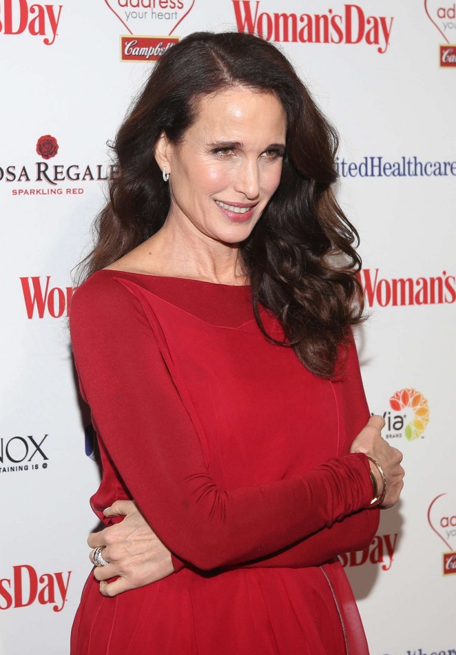 Andie MacDowell - Woman's Day Red Dress Awards 2015 in NYC