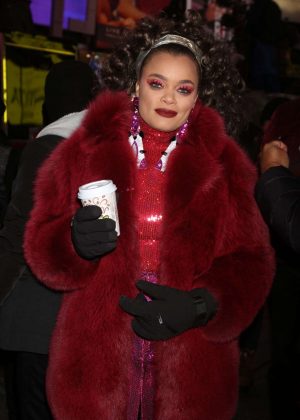 Andra Day - 2018 New Year's Eve Celebration in Times Square in NYC