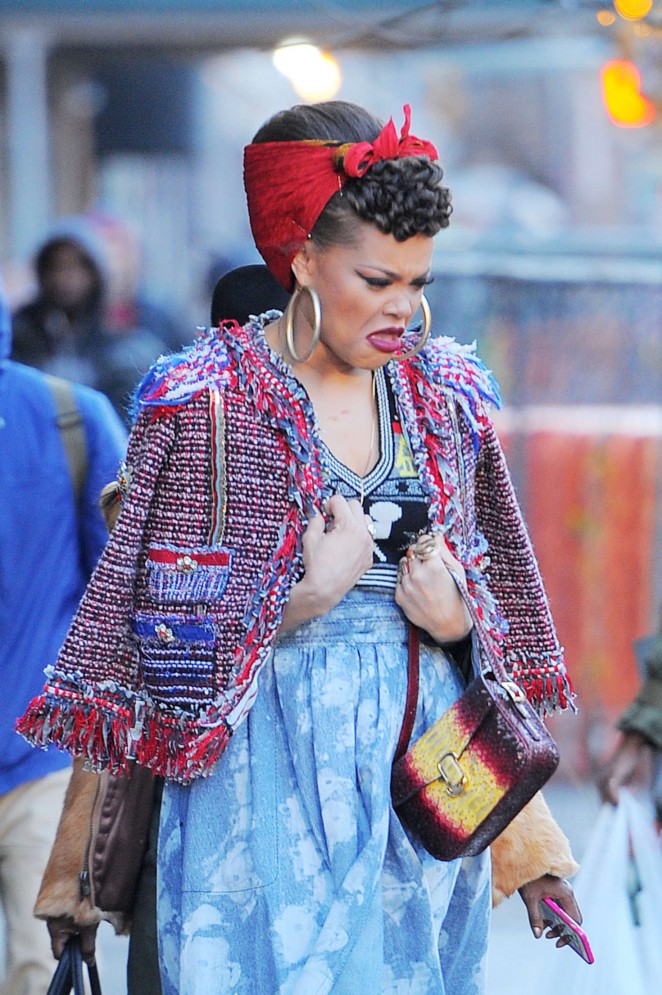 Andra Day out in New York