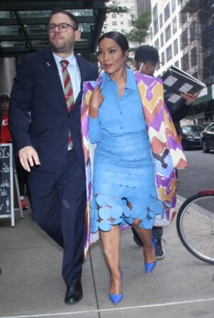 Angela Bassett - Arriving at The View in New York