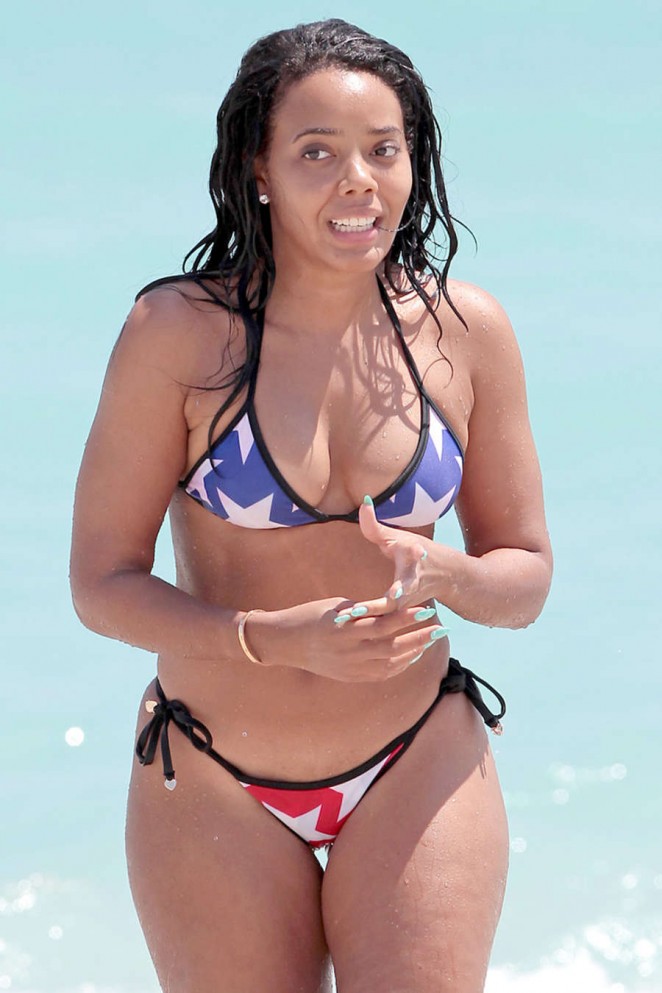 Angela Simmons in Bikini in Miami