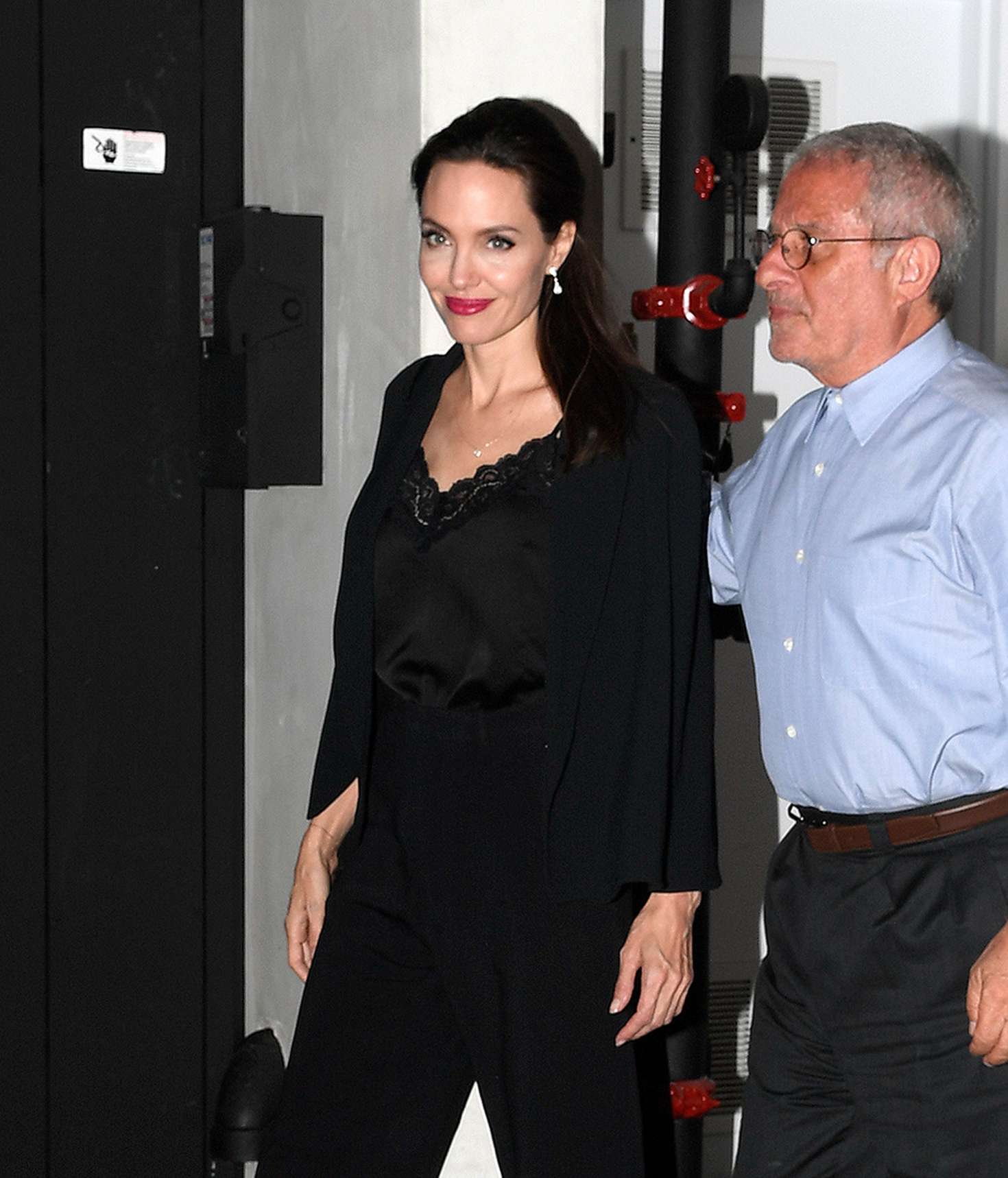 Angelina Jolie - Leaves Umeda Sushi restaurant in Los Angeles