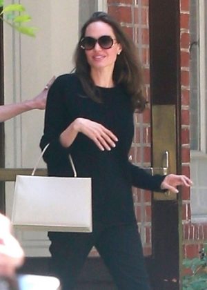 Angelina Jolie - Leaving a medical building in Beverly Hills