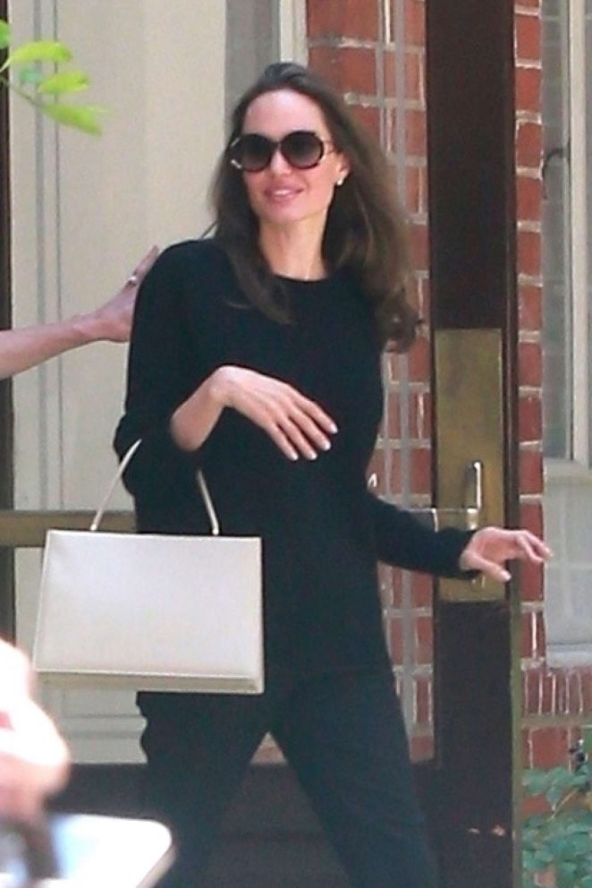 Angelina Jolie - Leaving a medical building in Beverly Hills