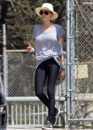 Angelina Jolie - Out for a hike in Los Angeles