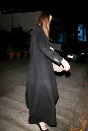 Angelina Jolie - Steps out with her Ex-husband Jonny Lee Miller for a dinner in Beverly Hills