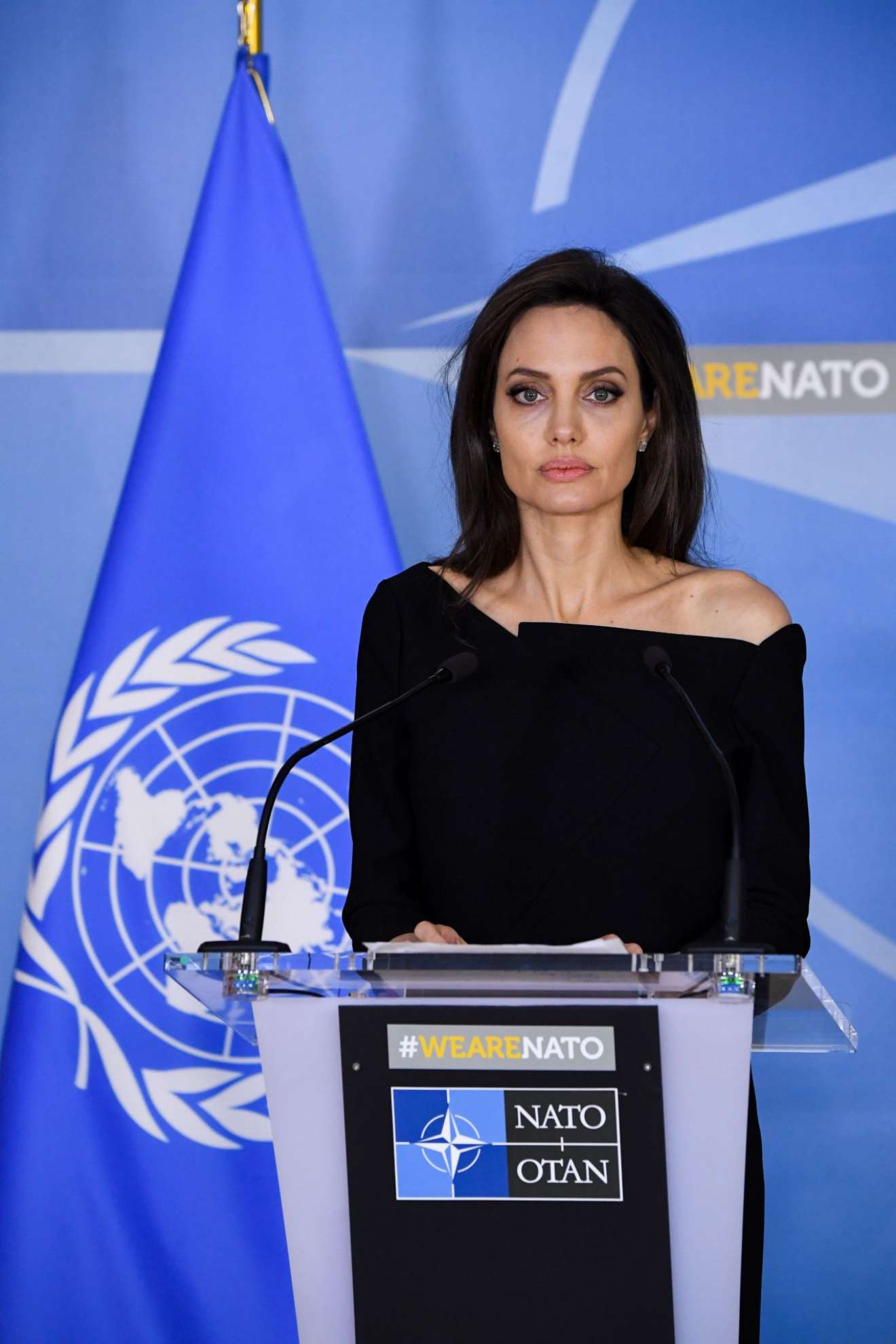 Angelina Jolie 2018 : Angelina Jolie: Visit to NATO in Brussels-04