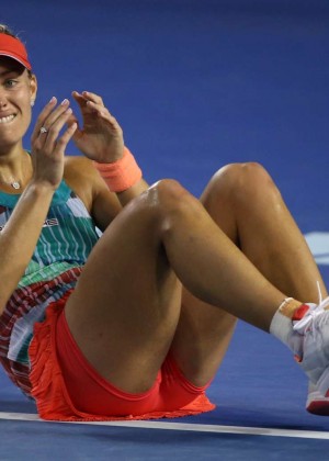 Angelique Kerber vs Serena Williams - Women's singles final at the Australian Open in Melbourne
